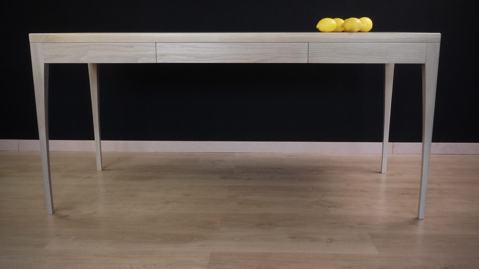 Adriana Easy Assembly desk in a pale finish