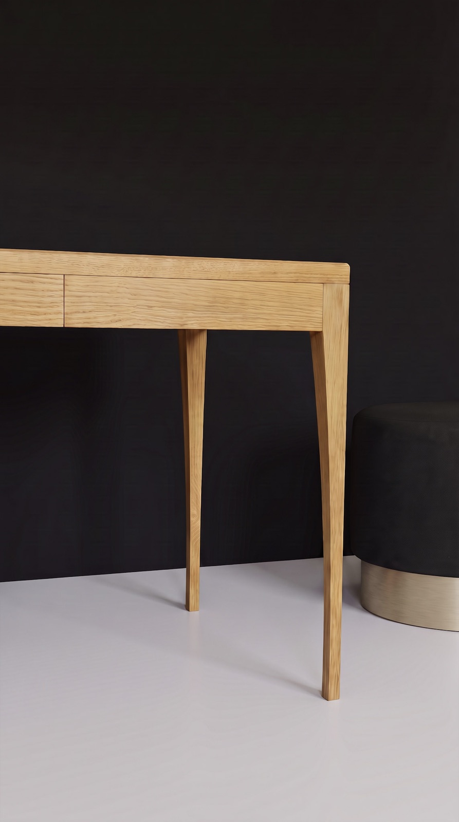 Adriana Easy Assembly desk in Rubio Monocoat Pure
