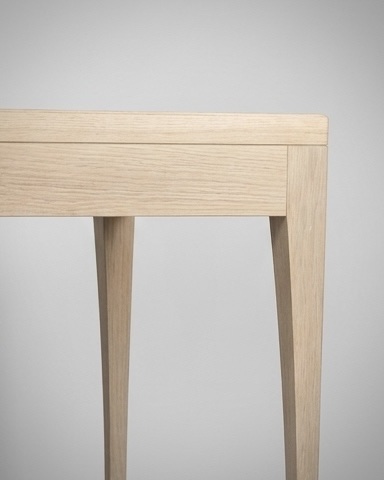 Corner of the Adriana Easy Assembly, where the leg meets the base