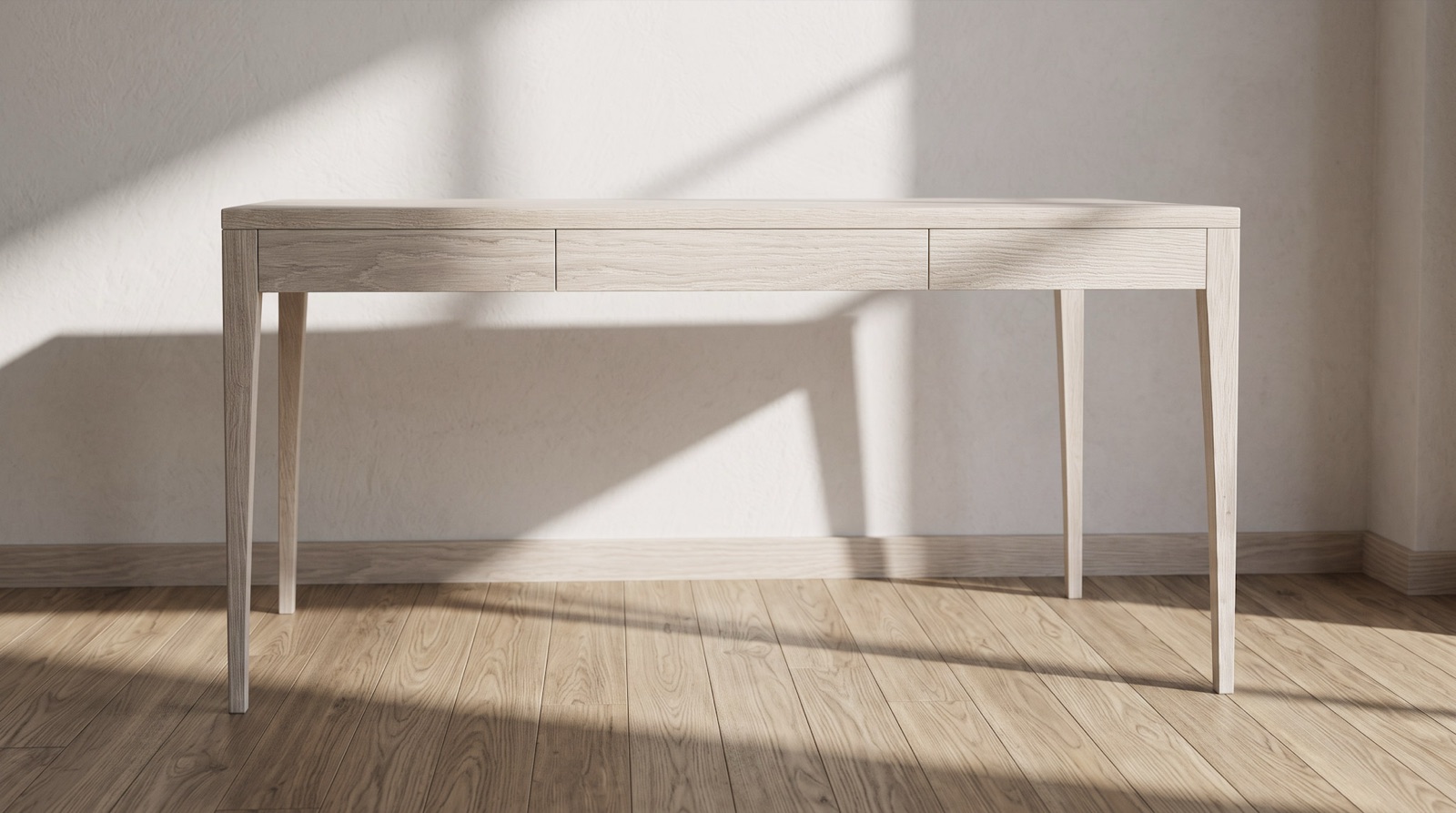 Adriana Easy Assembly in a pale, quiet room with sunlight on the wall