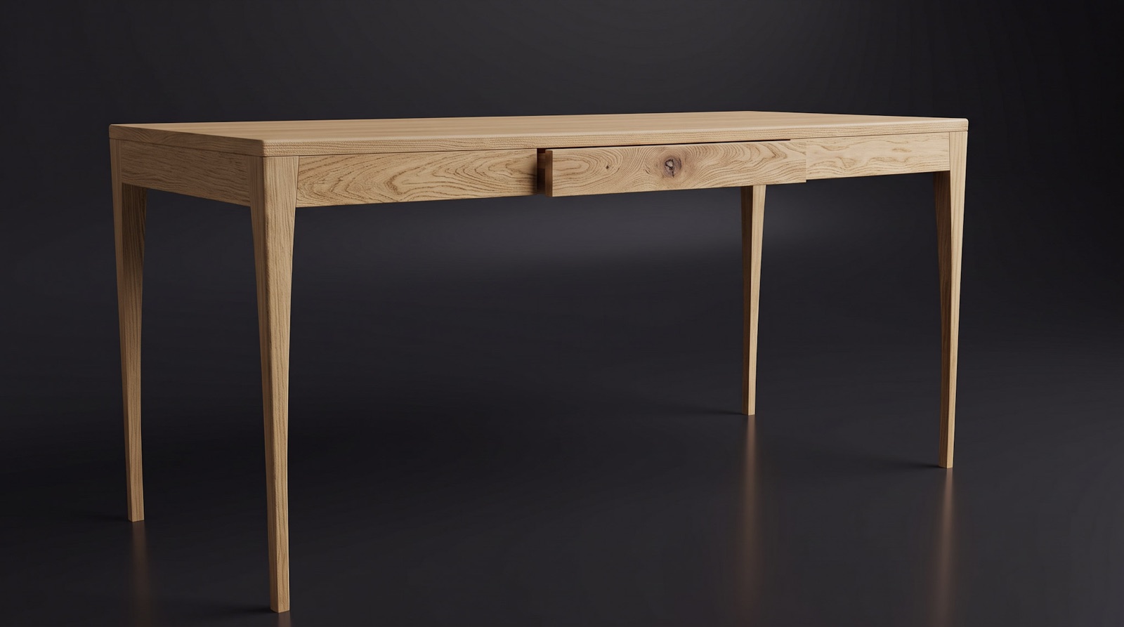 Adriana One-Piece desk in Rubio Monocoat Pure